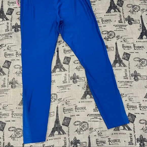 Juicy Couture NWT! Sport Moody Blue Mesh Inserts Essential Legging Size L - Picture 7 of 13